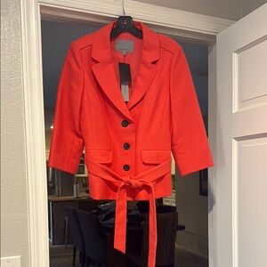 Women's Red Blazer Jacket